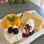 コミュニティカフェヒッポポ - ドルチェ3種盛
