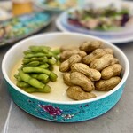 館山美食倶楽部 - ■双糟（毛豆，花生)■ 落花生と枝豆の紹興酒酒粕漬け