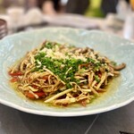 館山美食倶楽部 - ■茭白韭黄鳝丝■ 田鰻とマコモダケと黄韮の杭州炒め