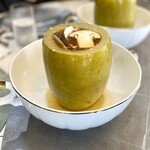 館山美食倶楽部 - ■冬瓜肉末蒸汤■ 冬瓜とひき肉の蒸しスープ