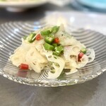 館山美食倶楽部 - ■酸辣藕片■ 蓮根の唐辛子甘酢漬け