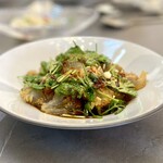 館山美食倶楽部 - ■老醋蛰头■ クラゲの頭と香菜の黒酢和え