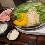 博多つゆしゃぶ 鉄板 お汐井 - 