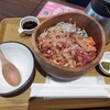 こめらく みんなで、お茶漬け日和。 - シラスろ海鮮ぶっかけごはん1280円