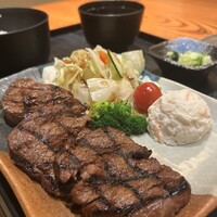 スギモト 本店 - 牛ヒレ網焼き定食