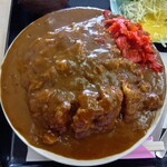 とんかつ芳 - カツカレー大盛り