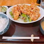 菱田屋 - 油淋鶏定食（1,540円）