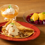 北の恵みと沖縄料理 大衆酒場 こりす - 自家製フルーツたっぷりデザート