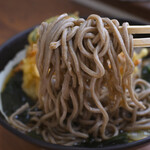 立喰いそば　よりみち - わかめそば＠税込400円＋かき揚天＠税込150円