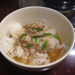 麺やOK - しお台湾のスープで、雑炊仕立て