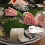 ふじけん 大名店 - 刺盛り！！脂が乗りまくっております