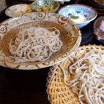 Teuchi Soba Mitani - 蕎麦二種盛りです。