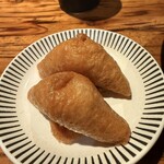 大地のうどん 博多駅ちかてん - おいなりさんも美味しかった！