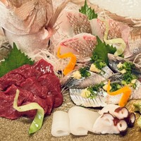 味心 すず木 - 会津馬刺しイチボ  真鯛  秋刀魚  イカ  タコ