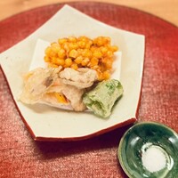 味心 すず木 - トウモロコシ  金山かぼちゃ  万願寺とうがらし