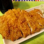 とんかつ大将 - ここの基準だと小さめのとんかつ（他店だと普通のサイズ）