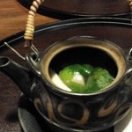旅館 くらしき - 10月神名月の献立　まつたけの土瓶蒸し