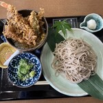そば･江戸前風天丼 一日一膳中村屋 - そば+ミニ天丼