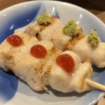 炭火焼鳥 たけ藏 - ささみ(梅・ワサビ)