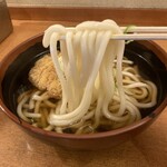 松屋 - 丸天ぷらうどん（麺リフト）