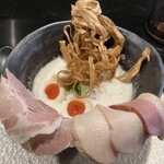 鶏soba 座銀 - 特製 鶏soba（アップ）