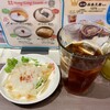 香家 - 白きくらげ美肌サラダ＆アイスプーアール茶