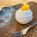 日本酒香るモンブランタルト