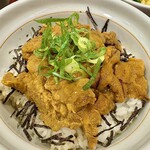 なか卯 - ウニがたっぷりのウニ丼