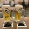 新時代 - 生ビールとお通しの昆布