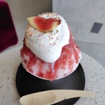 _.blank - 無花果とローズかき氷