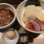 鴨出汁中華蕎麦 麺屋yoshiki - 「鴨と蟹のつけ麺（トマト）」