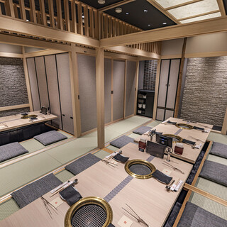 Private rooms available for up to 28 guests. A hidden retreat overflowing with Japanese charm for adults.
