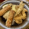 天然大海老天丼 自家製おうどん 白狐