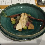 319557943 - 2025年9月 焼物　和牛サーロインと松茸炭火焼こがしバター醤油
