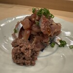 鮨桂太 - 秋刀魚 肝醤油と　◎