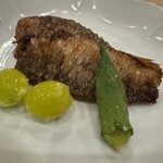 鮨桂太 - メヒカリ ◎、銀杏、ミニオクラ