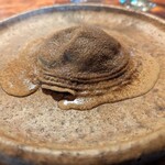 レストラン ナズ - どんぐりとイノシシのラビオリ、ポルチーニソースがけ