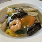 中国料理 桃李蹊 - 五目あんかけ焼きそば