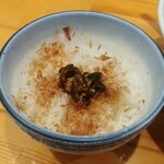 らーめん もんつきかかか - 青唐辛子ごはん