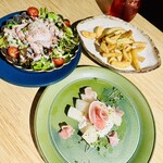 シェフの肉料理と花畑牧場チーズ Selection - 