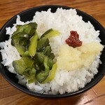 家家家 - ライスにいろいろのせてみる