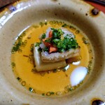 閑祥庵 禅紫 - 太刀魚と豆腐の揚げ出し