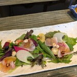 耽美 下村 - 地野菜と鮮魚のカルパッチョ