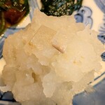 耽美 下村 - いぶりがっこおろし♪鰤の零余子味噌焼き