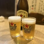 San Chuu - 赤星瓶ビール