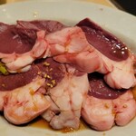 炭火焼 ゆうじ - ハツアブラ