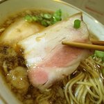 中華そばそのだ - チャーシューはレアに変身してました。