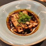 はすのみ - 【写真⑥】蒸し鶏、四川風辛味ソース和え