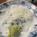 手打ち蕎麦 欅 - ねぎやワサビも手抜きなしの印象です　ご馳走様でした