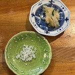 とんかつ ひやま - お塩とお新香